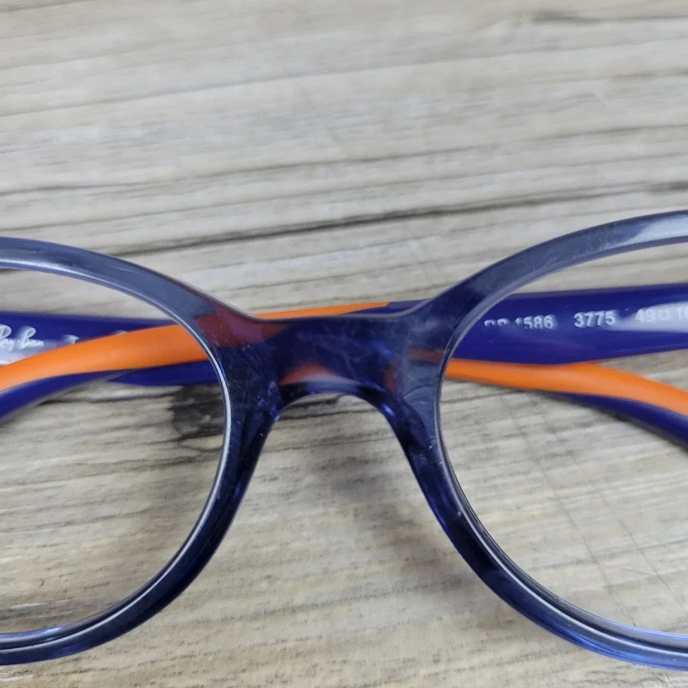 Ray-Ban Eyeglasses RB1586 3775 Blue Orange Kids 49-16-130